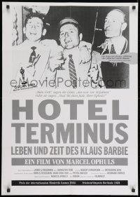 1z422 HOTEL TERMINUS German 1989 Marcel Ophuls directs the life of Klaus Barbie!