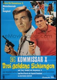 1z426 ISLAND OF LOST GIRLS German 1968 Kommissar X - Drei Goldene Schlangen, Tony Kendall!