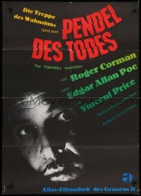 1z468 PIT & THE PENDULUM German R1960s Edgar Allan Poe's greatest terror tale, Fritz Fischer!
