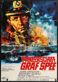 1z473 PURSUIT OF THE GRAF SPEE German R1963 Powell & Pressburger's Battle of the River Plate!
