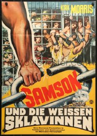 1z483 SAMSON AGAINST THE PIRATES German 1965 Kirk Morris, Sansone contro i pirati, sexy women!