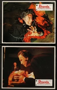 1z129 SATANIC RITES OF DRACULA 15 French LCs 1974 Christopher Lee as the vampire, Peter Cushing!