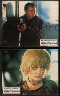 1z575 BLADE RUNNER 9 German LCs 1982 Ridley Scott sci-fi classic, Harrison Ford, different images!