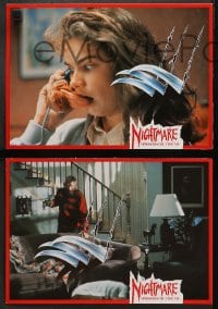 1z589 NIGHTMARE ON ELM STREET 12 German LCs 1985 Wes Craven, Robert Englund as Freddy Krueger!