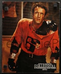 1z591 ROLLERBALL 12 German LCs 1975 different image of James Caan, Norman Jewison sci-fi!