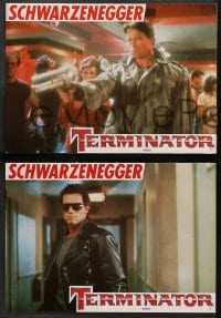 1z581 TERMINATOR 10 German LCs 1985 different images of tough cyborg Arnold Schwarzenegger!