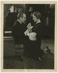 2a012 ACCENT ON YOUTH deluxe stage play 8x10 still 1934 Hannen gives bracelet to Constance Cummings!