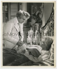 2a015 ADVENTURES OF MARK TWAIN 8x9.75 still 1944 Fredric March holds Alexis Smith's hand!