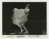 2a043 ANYONE CAN PLAY 8x10 still 1968 sexy naked Marisa Mell barely covered by fur blanket!