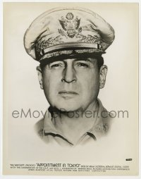 2a045 APPOINTMENT IN TOKYO 8x10.25 still 1945 head & shoulders portrait of General MacArthur!