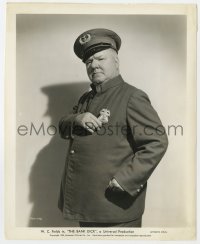 2a063 BANK DICK 8.25x10 still 1940 great portrait of W.C. Fields in security guard uniform!