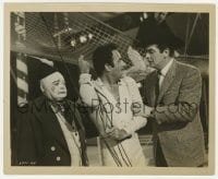 2a076 BIG CIRCUS 8.25x10 still 1959 close up of Victor Mature, Gilbert Roland & clown Peter Lorre!