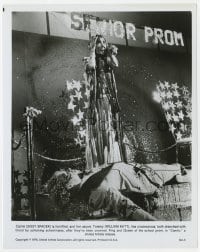 2a128 CARRIE 8x10.25 still 1976 best scene of Sissy Spacek covered in blood at the prom!