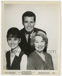 2a138 CHILDREN'S HOUR 8.25x10.25 still 1962 Audrey Hepburn, James Garner & Shirley MacLaine!