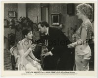 2a164 CONFESSION 8x10 still 1937 Veda Ann Borg watches Kay Francis smiling at Basil Rathbone!
