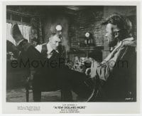 2a305 FOR A FEW DOLLARS MORE int'l 8x10 still 1967 Clint Eastwood & Van Cleef in staredown in office!