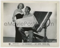2a312 FOUNTAINHEAD 8x10.25 still 1949 Patricia Neal & architect Gary Cooper, Ayn Rand classic!