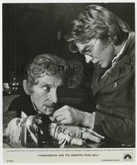2a319 FRANKENSTEIN & THE MONSTER FROM HELL 8.25x9.75 still 1974 Briant stitches Cushing's new hand!