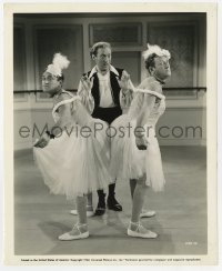 2a420 HI'YA CHUM 8.25x10 still 1943 wacky image of The Ritz Brothers in drag as ballerinas!