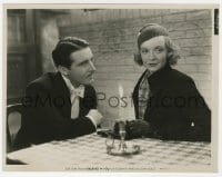2a445 I BELIEVED IN YOU 7.75x10 still 1934 c/u of John Boles & Ramsay Ames at table by candlelight!