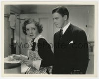 2a451 I'LL LOVE YOU ALWAYS 8x10.25 still 1935 George Murphy watches Nancy Carroll in the kitchen!