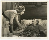 2a471 IT ALL CAME TRUE 8x10 still 1940 beautiful Ann Sheridan stands over worried Bressart in bed!