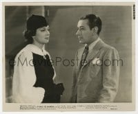 2a472 IT HAD TO HAPPEN 8x9.5 still 1936 close up of George Raft staring at Rosalind Russell!