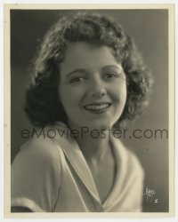 2a481 JANET GAYNOR deluxe 8x10 still 1930s great head & shoulders smiling portrait by Autrey!