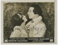 2a634 MONSIEUR BEAUCAIRE 8x10 LC 1924 best romantic close up of Rudolph Valentino & Bebe Daniels!