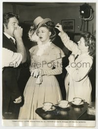 2a581 MAGNIFICENT DOLL candid 7.5x9.75 still 1946 Ginger Rogers touched up before White House scene!