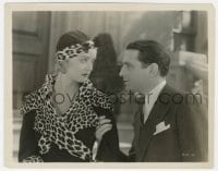 2a596 MAN WHO PLAYED GOD 8x10.25 still 1932 c/u of Bette Davis in leopardskin with Donald Cook!