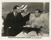 2a599 MANPOWER 8x10 still 1941 Edward G. Robinson & Marlene Dietrich with George Raft in hospital!