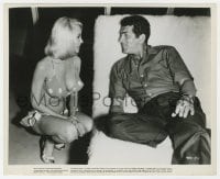 2a607 MARRIAGE ON THE ROCKS 8.25x10 still 1965 Dean Martin w/ skimpily dressed sexy Joi Lansing!