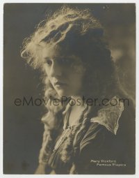 2a611 MARY PICKFORD deluxe 6.5x8.5 still 1915 head & shoulders portrait from Rags, Famous Players!