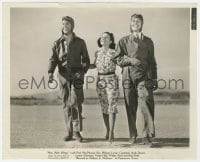 2a621 MEN WITH WINGS 8.25x10 still 1938 Louise Campbell between Fred MacMurray & Ray Milland!