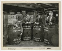 2a632 MONKEY BUSINESS 8.25x10 still R1949 all four Marx Brothers in kippered herring barrels!