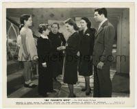 2a653 MY FAVORITE WIFE 8.25x10.25 still 1940 Cary Grant, Gail Patrick, Irene Dunne, Scotty Beckett