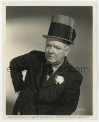 2a655 MY LITTLE CHICKADEE 8.25x10 still 1940 wonderful portrait of W.C. Fields in cool top hat!