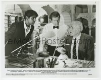 2a672 OCTOPUSSY 8x10.25 still 1983 Roger Moore as James Bond, Desmond Llewelyn as Q, Vijay Amritraj