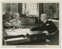 2a673 OFFICE WIFE 8x10.25 still 1930 Dorothy Mackaill takes notes as she speaks to Lewis Stone!