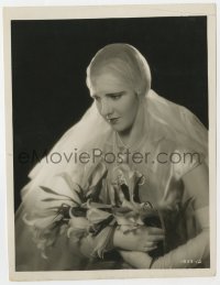 2a747 RETURN OF DR. FU MANCHU 8x10 key book still 1930 portrait of Jean Arthur in wedding gown!
