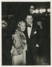 2a752 RICHARD ARLEN/JOBYNA RALSTON 8x10 key book still 1930s he has his arm around her at premiere!