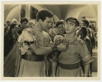 2a761 ROMAN SCANDALS 8x10 still 1933 David Manners tears off Eddie Cantor's badge of servility!