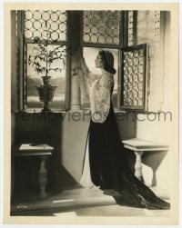 2a762 ROMEO & JULIET 8x10 still 1936 portrait of beautiful Norma Shearer standing by window!