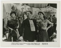 2a786 SECRET PEOPLE 8x10 still 1952 introducing young Audrey Hepburn, who's w/Cortesa & Goldner!