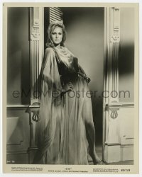 2a798 SHE 8x10.25 still 1965 sexiest full-length portrait of Ursula Andress with bare leg!