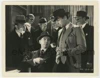 2a824 SOS COAST GUARD chapter 5 8x10.25 still 1937 Bela Lugosi with cigar surrounded by men!