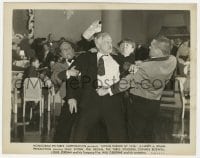 2a860 SWING PARADE OF 1946 8x10.25 still 1946 Three Stooges Moe, Larry & Curly as waiters fighting!