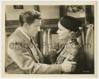 2a880 THEY GAVE HIM A GUN 8x10 still 1937 close up of Spencer Tracy grabbing Gladys George!