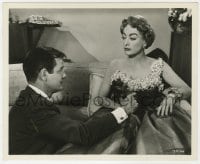 2a911 TORCH SONG deluxe 8.25x10 still 1953 Joan Crawford finds boyfriend Gig Young a dull companion!